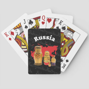 Playcards Babuschka Matryoschka Matryoshka Playing Cards