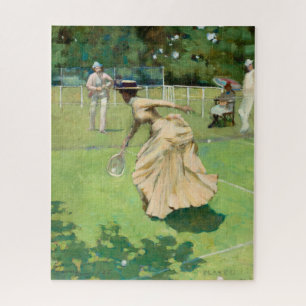 Played, Tennis Match by Sir John Lavery Jigsaw Puzzle