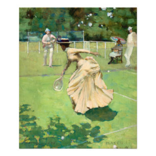 Played, Tennis Match by Sir John Lavery Photo Print