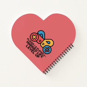 Player 1 & 2 Married Gamer Notebook