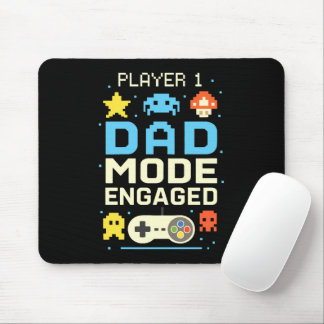 Player 1 Dad Mode Engaged Mouse Mat
