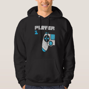 Player 1 Player 2 Gamer Matching Brothers Friends Hoodie