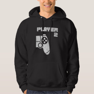 Player 1 Player 2 Gamer Matching Brothers Friends Hoodie