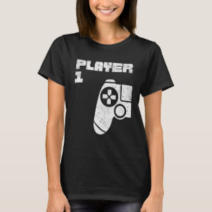 Player 1 Player 2 Gamer Matching Brothers Friends T-Shirt