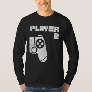 Player 1 Player 2 Gamer Matching Brothers Friends  T-Shirt