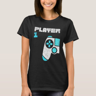 Player 1 Player 2 Gamer Matching Brothers Friends T-Shirt