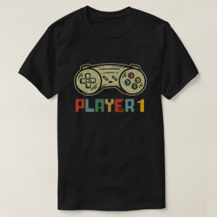 Player 1 Player 2 Matching Gamer Couple  T-Shirt