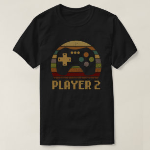 Player 1 Player 2 Matching Gamer Couple  T-Shirt