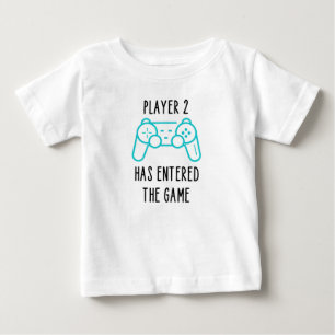 Player 2 Has Entered Game - Baby Announcemet Tee