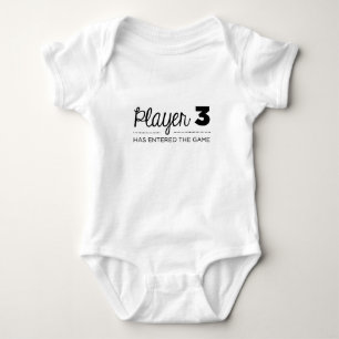 Player 3 baby bodysuit