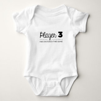 Player 3 baby bodysuit