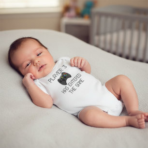 Player 3 Has Entered The Game Gamer Humor Baby Bodysuit