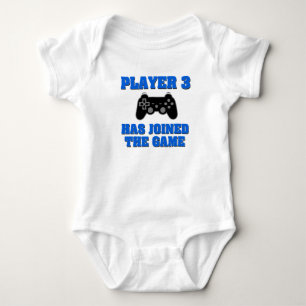 Player 3 has joined the game Funny baby boy shirt