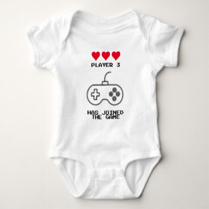 Player 3 Has Joined The Game Matching Outfit Baby Bodysuit