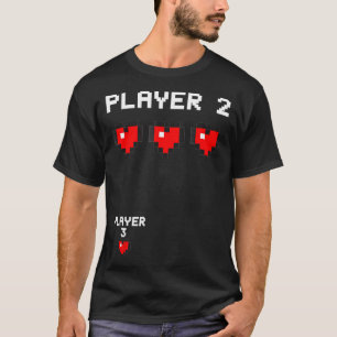 Player 3 T  Video Game Pregnancy Announcement Game T-Shirt