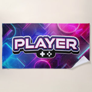 Player Beach Towel