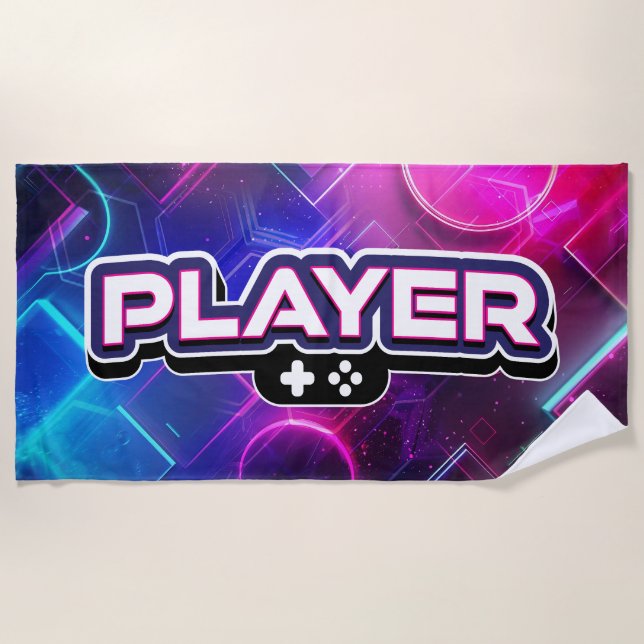Player Beach Towel (Front)