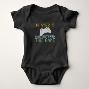 Player Has Entered The Game Personalised Gamer Baby Bodysuit