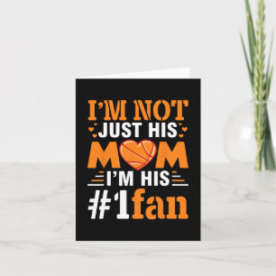 Player I'm Not Just His Mum I'm His Number 1 Fan Card