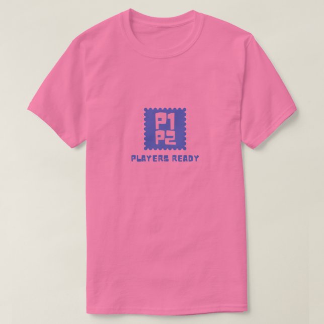 Player One Ready Retro Gaming T-Shirt (Design Front)