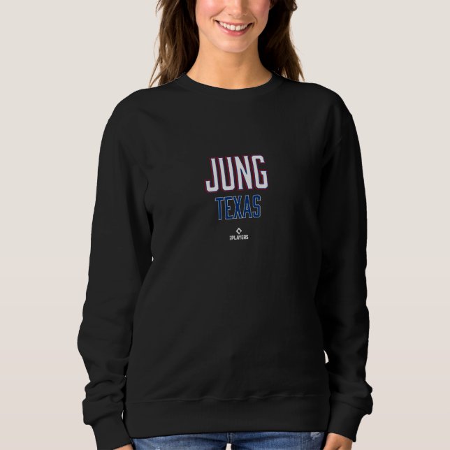 Player Pride Texas Edition Josh Jung MLBPA Sweatshirt (Front)