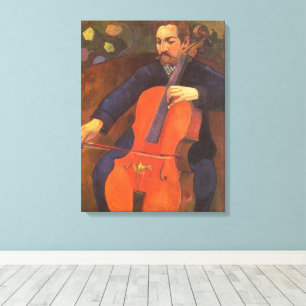 Player Schneklud Portrait by Paul Gauguin Canvas Print