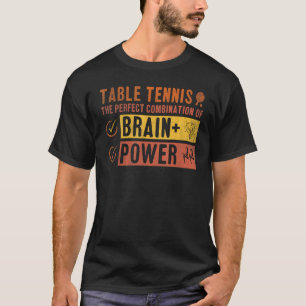 Player Table Tennis The Perfect Combination Of Bra T-Shirt