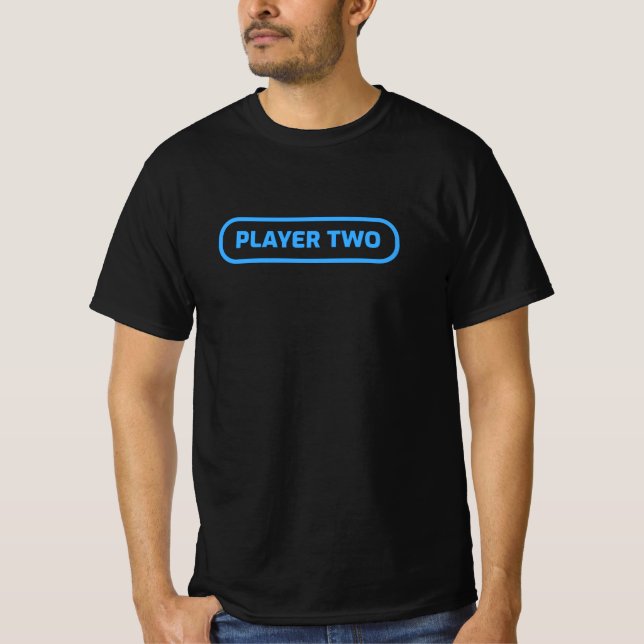 PLAYER TWO MATCHING GAMER COUPLE SHIRT (Front)