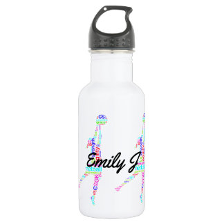 Player Word Art Personalised Netball 532 Ml Water Bottle