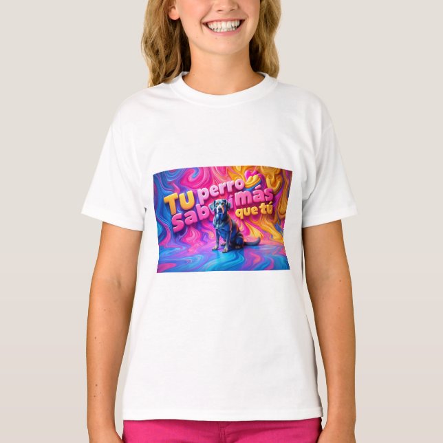 Playera básica de niñas T-Shirt (Front)