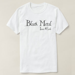 Playera Black Metal Inner Circle (black ink) T-Shirt
