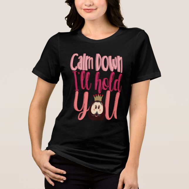 Playera Calm Down Tri-Blend Shirt (Front)