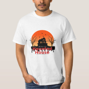 Playera Halloween Casa Embrujada T-Shirt
