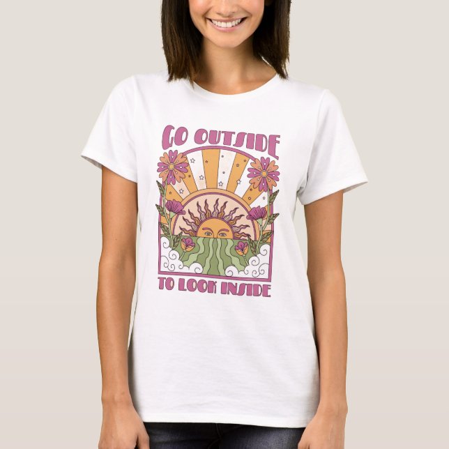 Playera Illustration of the Sun T-Shirt (Front)