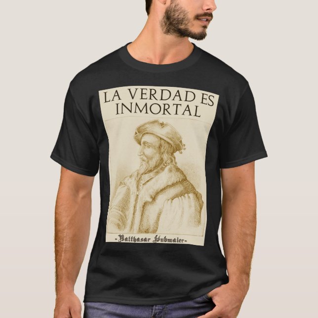 Playera La Verdad Is Immortal (Gold) T-Shirt (Front)