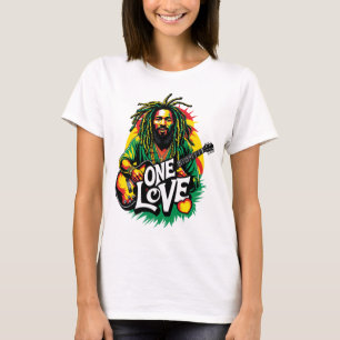 Playera One Love the King of Reggae T-Shirt