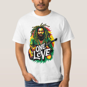 Playera One Love the King of Reggae T-Shirt