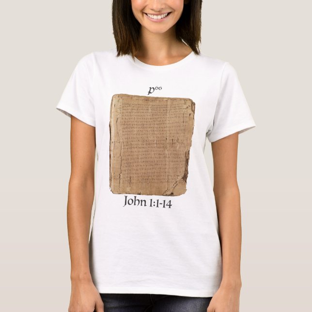 Playera P66 Jn 1:1-14 T-Shirt (Front)