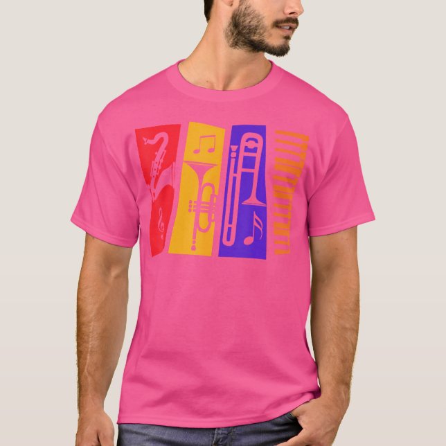 Players Jazz Music T-Shirt (Front)