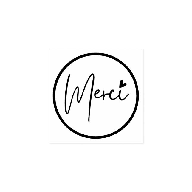 Players Thanks, Minimalist Rubber Stamp (Imprint)