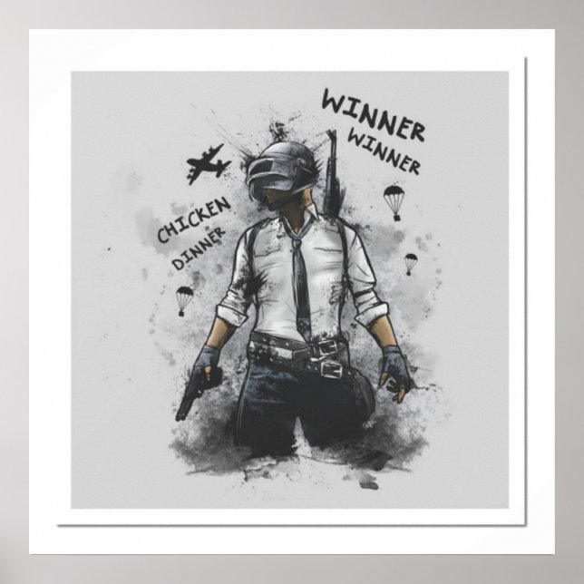 Playerunknowns Battlegrounds PUBG Poster (Front)