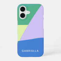 Playful Abstract Pastel Colour Block Personalised