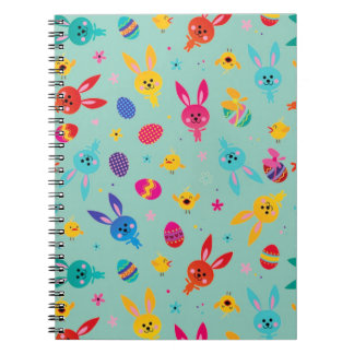 Playful and colourful design Spiral Notebook