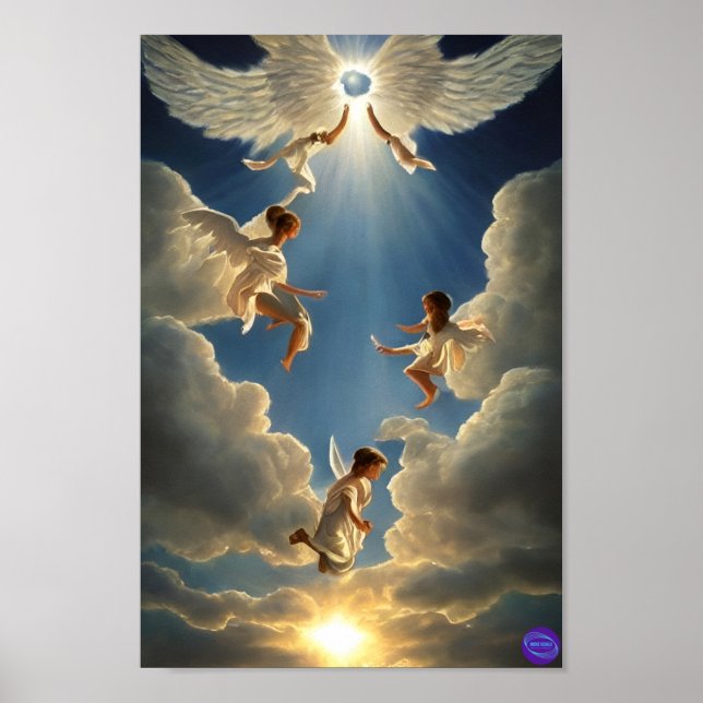 PLAYFUL ANGELS POSTER (Front)