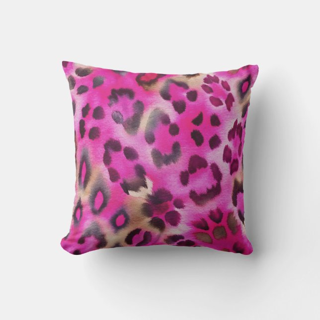 Playful Animal Prints Pillow (Front)