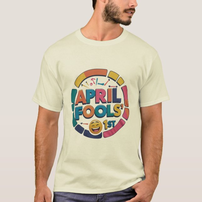 Playful April Fools’ Day T-Shirt Design (Front)
