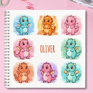Playful Baby Dragons Personalised Notebook