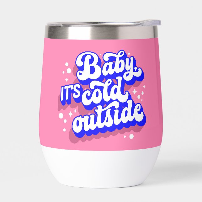 Playful Baby, It’s Cold Outside Winter Design (Left)