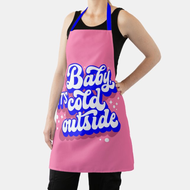 Playful Baby, It’s Cold Outside Winter Design Apron (Insitu)