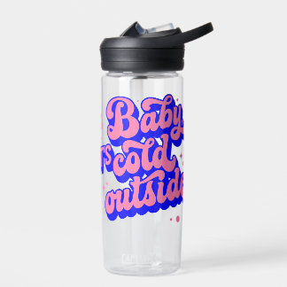 Playful Baby, It’s Cold Outside Winter Design Water Bottle